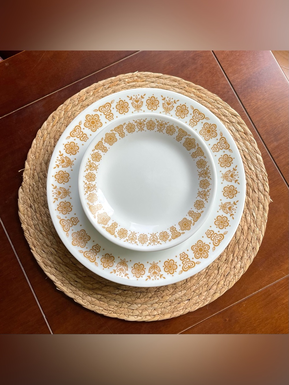 Corelle Butterfly Gold Plate Set - 16pc Set